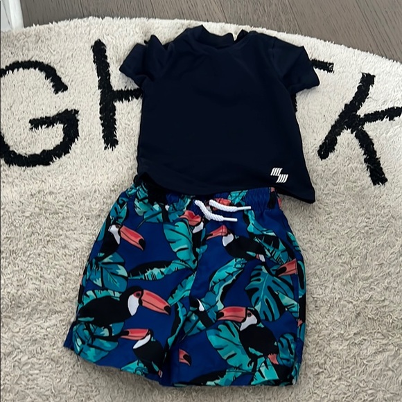 Gently Used The Children’s Place Swim Set - Picture 2 of 3